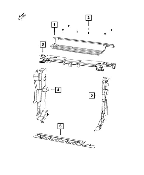 Radiator and Related Parts; Charge Air Cooler for 2019 Jeep Cherokee #9