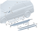 2966983800 - : Mounting Rail for Mercedes-Benz Image