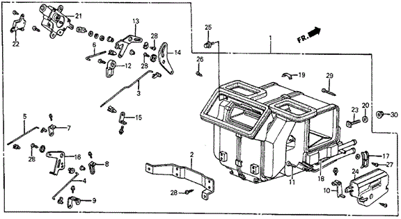 Heater Unit for 1985 Honda Civic #0