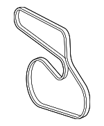 9091602733 - : Serpentine Belt for Lexus: GS Turbo, GS200t, GS300, IS200t, IS300, RC Turbo, RC200t, RC300 Image