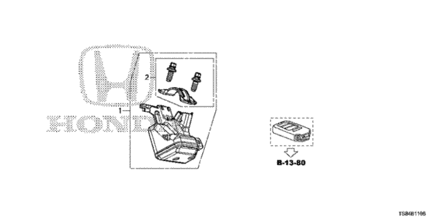 Key Cylinder Components (Smart) for 2014 Honda Civic #0