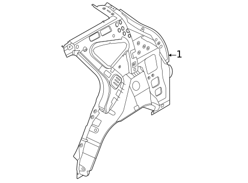 Inner Structure for 2024 Hyundai Tucson #1