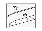750740A041 - Body: Body Side Molding for Toyota Image