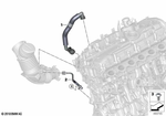11158693006 - Engine: Engine Ventilation Line for BMW Image