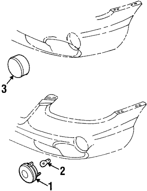 Bulbs - Chassis for 1998 Chrysler Sebring #0