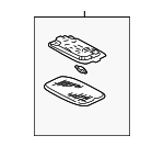 34250S5PA01ZA - : Dome Lamp Assembly for Honda: Civic Image