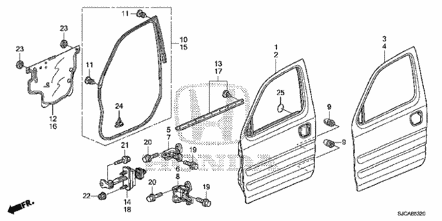Front Door Panels for 2014 Honda Ridgeline #0
