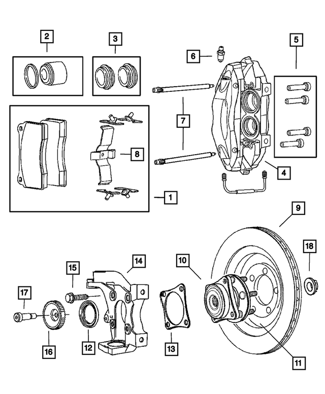 6502136 - Brakes: Hex Flange Head Bolt for Mopar Image