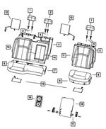 1NN45HL1AC - : Console Cupholder for Mopar Image