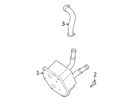 Engine Oil Cooler for 2025 Genesis G80 #0