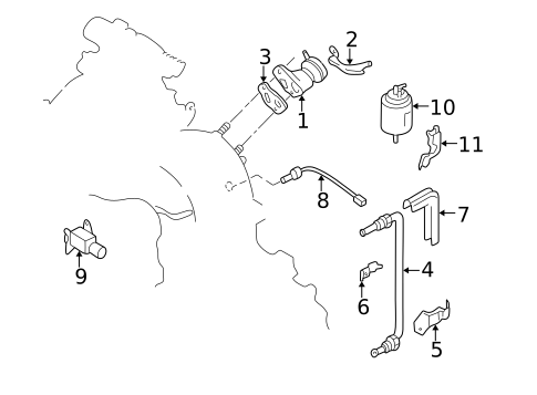 EGR System for 1994 Subaru Impreza #0