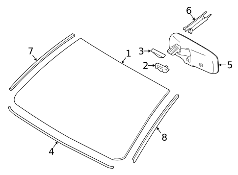 Reveal Moldings for 2020 Toyota Tacoma #0