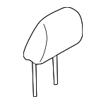 64061AL02AVH - Body: Headrest for Subaru: Legacy, Outback Image