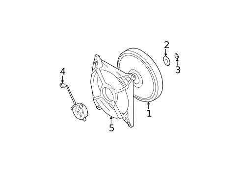 Cooling Fan for 2001 Hyundai Santa Fe #0