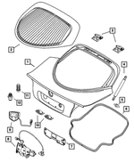 5030033AE - : Lift-Gate for Dodge: Viper Image
