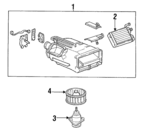 79310SE0013 - HVAC: Blower Motor for Honda: Accord, Civic, Wagovan Image