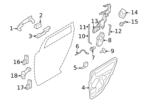 Front Door for 2009 Lincoln MKX #2