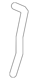 7T4Z7826596A - Body: Lock Rod for Ford: Edge | Lincoln: MKX Image