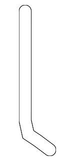 7T4Z7826461A - Body: Remote Rod for Ford: Edge | Lincoln: MKX Image