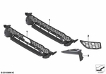 51118065194 - : Grille, Side, Open, Right for BMW Image