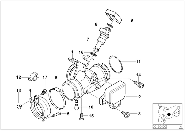 13711342366 - : Injection Valve for BMW-Motorrad Image