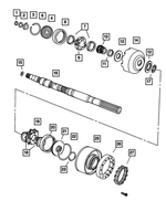 6026289 - Automatic Transmission 3 Speed: Snap Ring for Mopar Image