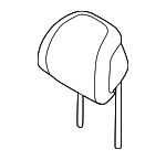 88700T6020N9G - Body: Headrest for Hyundai Image