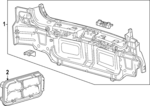86525944 - Body: Rear Body Panel for Cadillac: LYRIQ Image