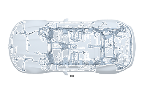 Frame Floor System Main Wiring Harness for 2026 Mercedes-Benz SL43 AMG #0
