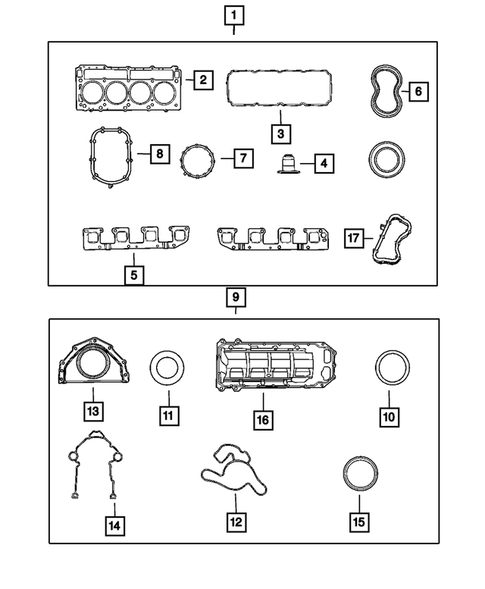 Engine Identification, Service Engines & Engine Service Kits for 2008 Dodge Charger #0