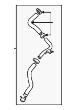 282742M360 - Cooling System: Hose Assembly for Kia Image