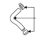 282762M370 - Cooling System: Upper Hose for Kia Image