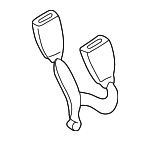 2028600069 - Electrical: Buckle for Mercedes-Benz Image