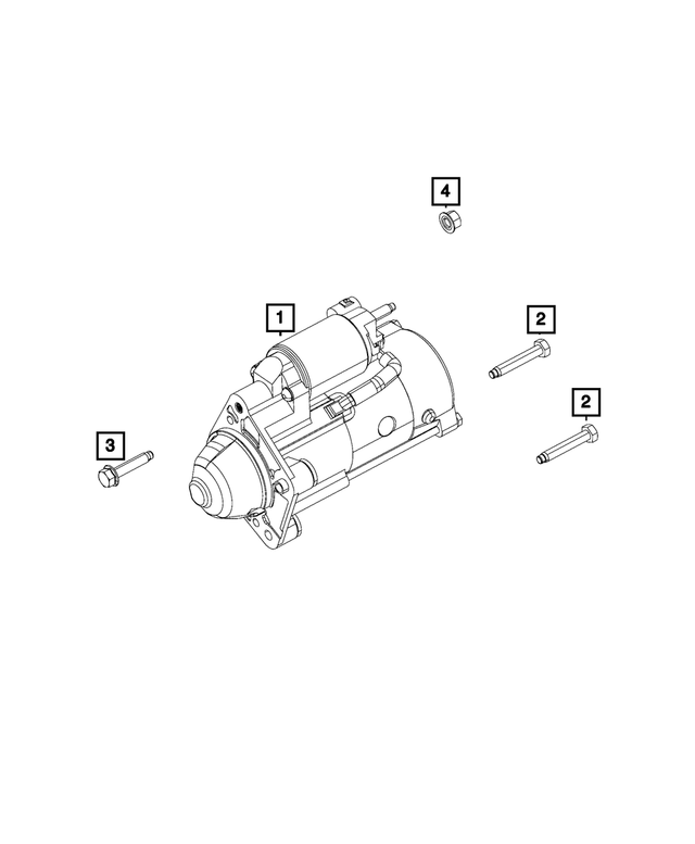 R8336451AA - Electrical: Engine Starter, Remanufactured for Mopar Image