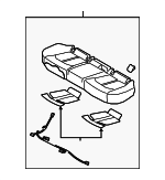 89100C1KH0STG - Body: Cushion Assembly for Hyundai Image