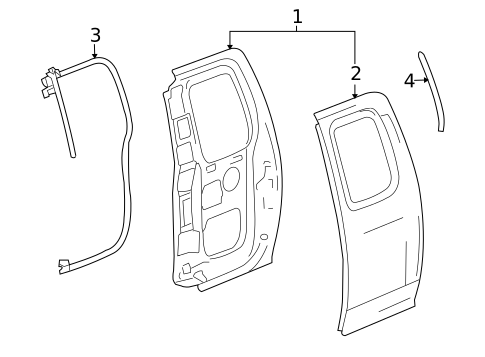 Door & Components for 2006 Isuzu i-280 #0