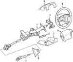31253392 - Steering: Lock Housing for Volvo: S60, S80, XC90 Image
