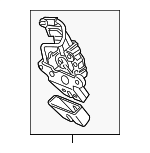 74801TM8J03 - : 2010-2016 Honda Lock Assembly Tailgate for Honda: CR-Z, Insight Image