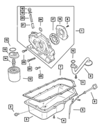6101451 - Engine 2.0L Four Cylinder: Hex Head Screw And Washer for Mopar Image