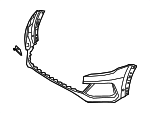 4M8807065DGRU - Body: Bumper Cover for Audi Image