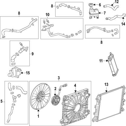 Cooling System for 2018 Cadillac XT5 #10