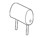 4G8881901ADBC3 - : Headrest for Audi: A6, A6 Quattro, A7 Quattro, RS7, S6, S7 Image