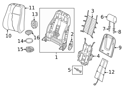 Front Seat Components for 2012 Audi A6 #0