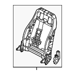 4G8881515B - : Seat Back Frame for Audi: A6, A6 Quattro, A7 Quattro, RS7, S6, S7 Image