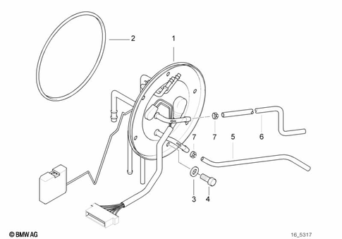 Delivery, Control Units, Fuel Pump for 2000 BMW-Motorrad R 1100 RT #1