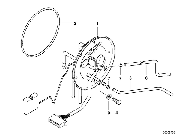 13311342093 - : Retour Fuel Hose for BMW-Motorrad Image