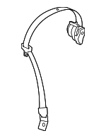 72117127776 - Electrical: Center Belt Assembly for BMW: 525i, 525xi, 528i, 528i xDrive, 528xi, 530i, 530xi, 535i, 535i GT, 535i xDrive, 535xi, 550i, 550i GT, 550i GT xDrive, M5 Image