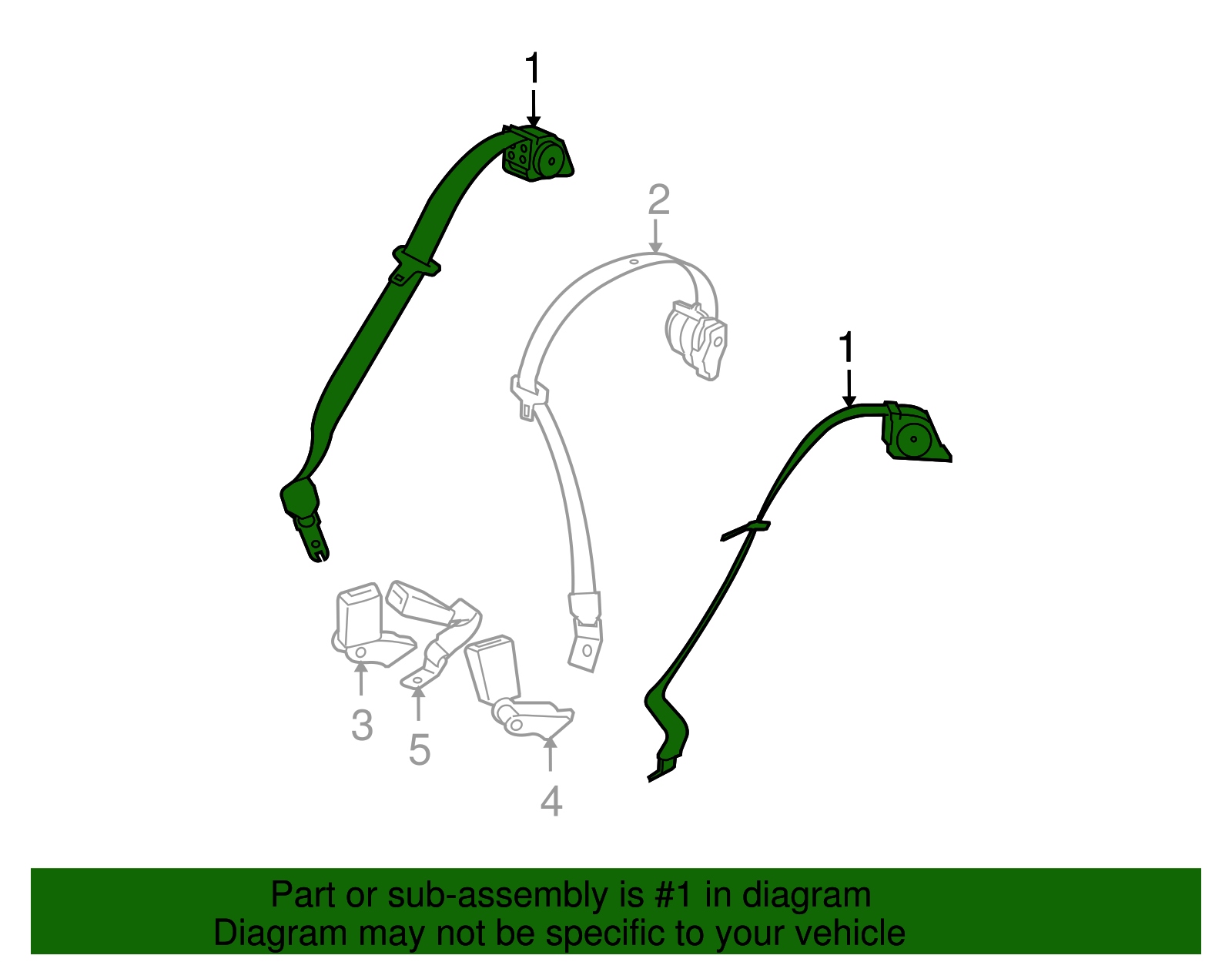 Lap & Shoulder Belt - BMW (72-11-7-127-772)