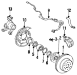 9031163001 - : Wheel Bearing Seal for Lexus Image