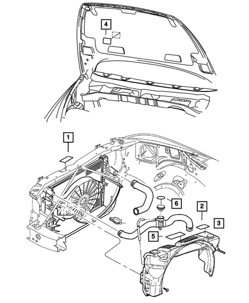 Under Hood for 2003 Dodge Durango #0